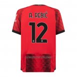 Camiseta AC Milan Jugador A.Rebic Primera 2023-24