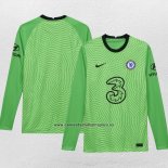 Camiseta Chelsea Portero Manga Larga 2020-21 Verde