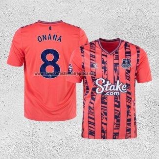 Camiseta Everton Jugador Onana Segunda 2023-24