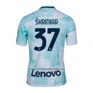 Camiseta Inter Milan Jugador Skriniar Segunda 2022-23