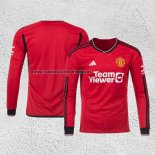 Camiseta Manchester United Primera Manga Larga 2023-24