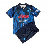 Camiseta Napoli EA7 Tercera Nino 2021-22