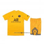 Camiseta Paris Saint-Germain Portero Nino 2021-22 Amarillo