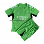 Camiseta Real Madrid Portero Nino 2023-24 Verde