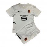 Camiseta Stade Rennais Segunda Nino 2021-22