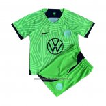 Camiseta Wolfsburg Primera Nino 2022-23