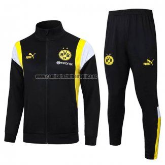 Chandal de Chaqueta del Borussia Dortmund 2023-2024 Negro