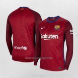 Camiseta Barcelona Portero Manga Larga 2020 Rojo