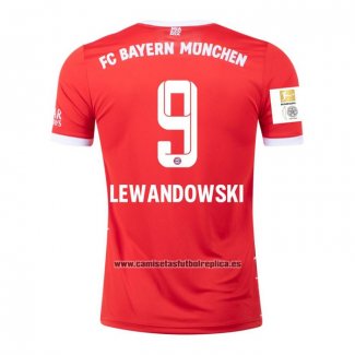 Camiseta Bayern Munich Jugador Lewandowski Primera 2022-23