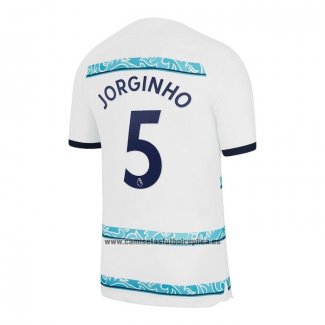 Camiseta Chelsea Jugador Jorginho Segunda 2022-23