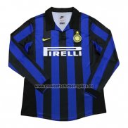 Camiseta Inter Milan Primera Manga Larga Retro 1998