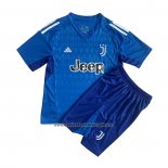Camiseta Juventus Portero Nino 2023-24 Azul