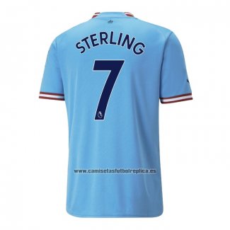 Camiseta Manchester City Jugador Sterling Primera 2022-23