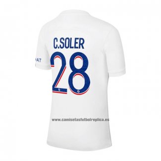 Camiseta Paris Saint-Germain Jugador C.Soler Tercera 2022-23