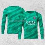 Camiseta Paris Saint-Germain Portero Manga Larga 2023-24 Verde