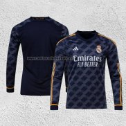 Camiseta Real Madrid Segunda Manga Larga 2023-24