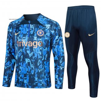 Chandal de Sudadera del Chelsea 2023-24 Azul