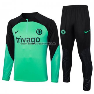 Chandal de Sudadera del Chelsea 2023-24 Verde