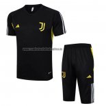 Chandal del Juventus Manga Corta 2023-24 Negro - Pantalon Corto