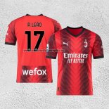 Camiseta AC Milan Jugador R.Leao Primera 2023-24