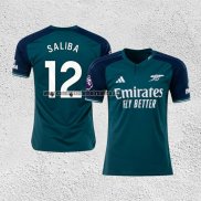 Camiseta Arsenal Jugador Saliba Tercera 2023-24