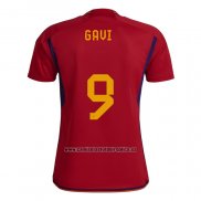 Camiseta Espana Jugador Gavi Primera 2022