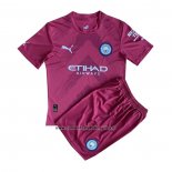 Camiseta Manchester City Portero Nino 2022-23 Rojo