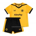 Camiseta Wolves Primera Nino 2022-23