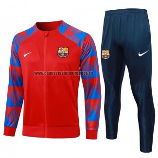 Chandal de Chaqueta del Barcelona 2023-24 Rojo