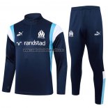 Chandal de Sudadera del Olympique Marsella 2023-24 Azul Oscuro