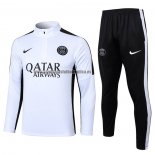 Chandal de Sudadera del Paris Saint-Germain 2023-24 Blanco