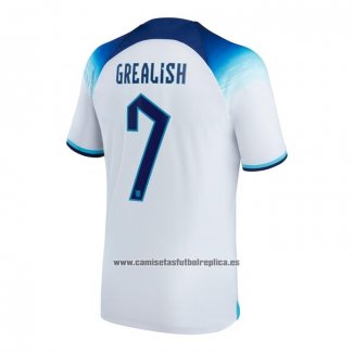 Camiseta Inglaterra Jugador Grealish Primera 2022