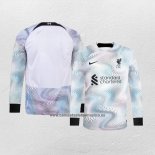 Camiseta Liverpool Segunda Manga Larga 2022-23