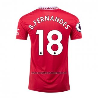 Camiseta Manchester United Jugador B.Fernandes Primera 2022-23