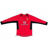 Camiseta Manchester United Primera Manga Larga Retro 2003