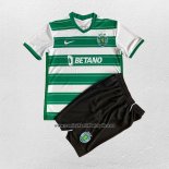Camiseta Sporting Primera Nino 2021-22
