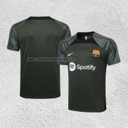Camiseta de Entrenamiento Barcelona 2023-24 Verde Oscuro