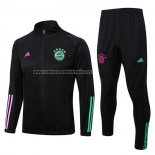 Chandal de Chaqueta del Bayern Munich 2023-24 Negro