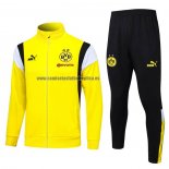 Chandal de Chaqueta del Borussia Dortmund 2023-2024 Amarillo