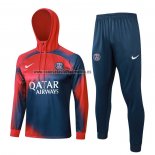 Chandal de Sudadera del Paris Saint-Germain Nino 2023-24 Rojo y Azul