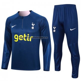 Chandal de Sudadera del Tottenham Hotspur Nino 2023-24 Azul