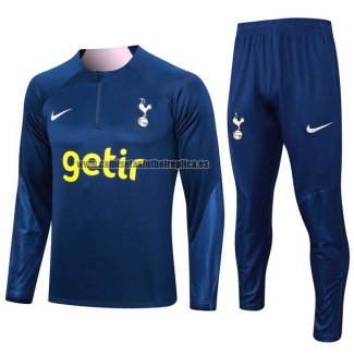 Chandal de Sudadera del Tottenham Hotspur Nino 2023-24 Azul