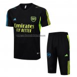 Chandal del Arsenal Manga Corta 2023-24 Negro - Pantalon Corto