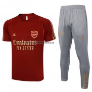 Chandal del Arsenal Manga Corta 2023-24 Rojo