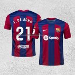 Camiseta Barcelona Jugador F.De Jong Primera 2023-24