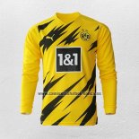 Camiseta Borussia Dortmund Primera Manga Larga 2020-21