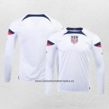 Camiseta Estados Unidos Primera Manga Larga 2022