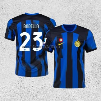 Camiseta Inter Milan Jugador Barella Primera 2023-24