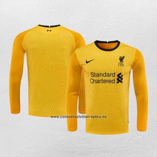 Camiseta Liverpool Portero Manga Larga 2020-21 Amarillo
