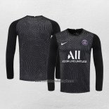 Camiseta Paris Saint-Germain Portero Manga Larga 2020-21 Negro